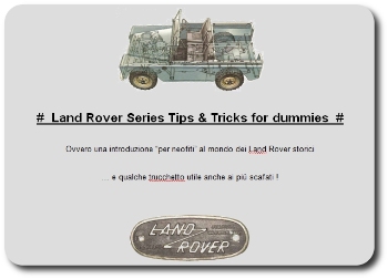 Land Rover Series Tips & Tricks